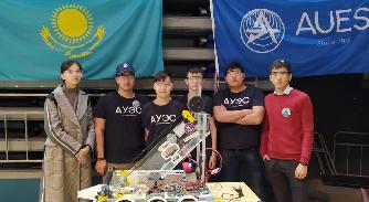 Студенты АУЭС защищали честь Казахстана на международном технологическом конкурсе по робототехнике FRC  - 1