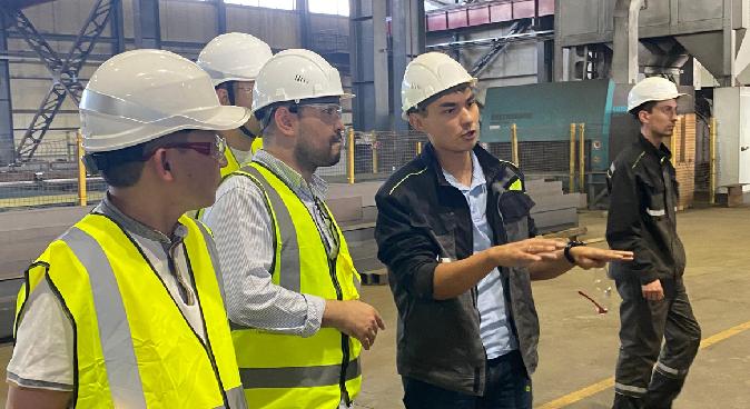 Представители департамента науки Energo University посетили Карасайский машиностроительный завод - 1