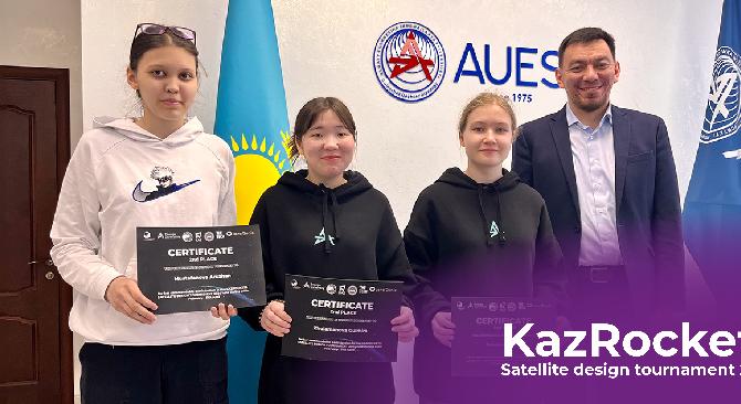 Команда Energo University - призер республиканских соревнований по разработке и сборке спутников - 1