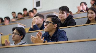 В рамках празднования 45-летия АУЭС прошли унисубботник и флешмоб - 1