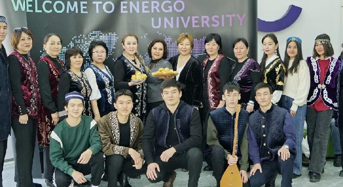В Energo University прошел флешмоб Ulttyq sezim - 1