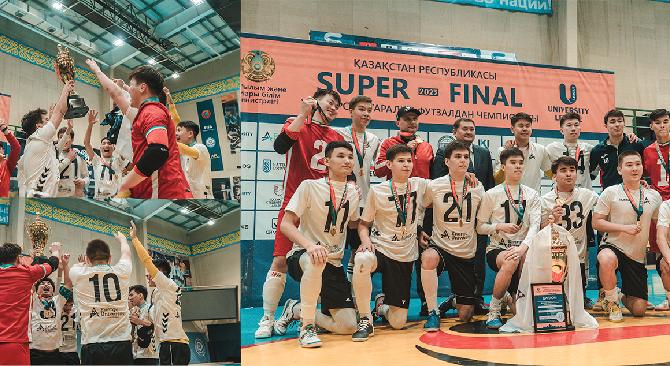 Футбольная команда Energo University – чемпион Казахстана  - 1