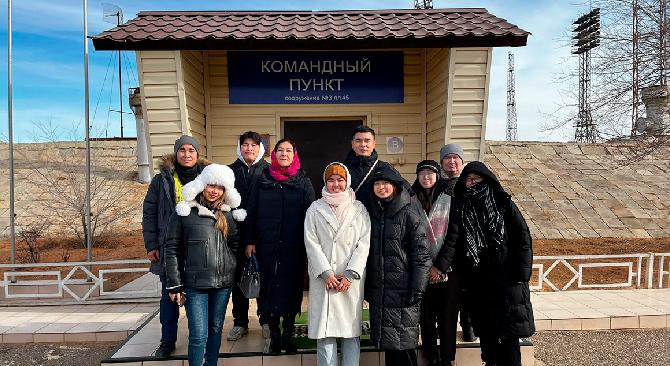 Студенты Energo University с космодрома «Байконур» наблюдали за пуском ракетоносителя  - 1